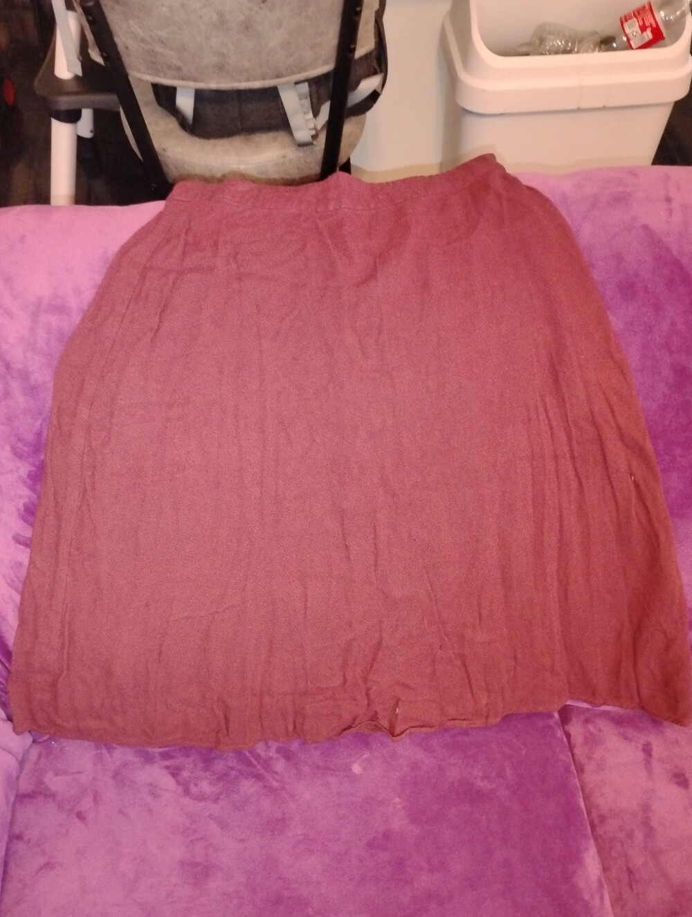 Women's Casual JustFab Small Mauve Skirt